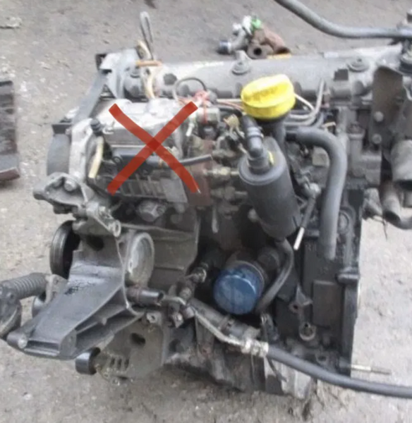 Двигун 1.9 dTi dCi F8Q F8T з навісним або без Renault Рено F8Q F8T фото