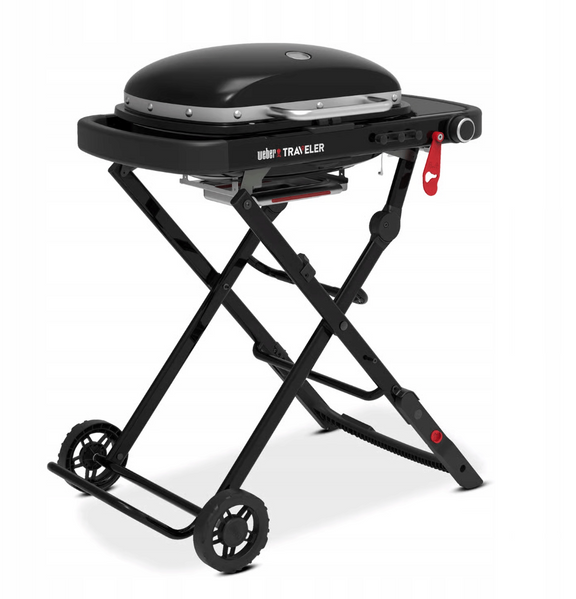 Гриль газовий Weber Traveler Compact чорний | Барбекю для дому та пікніку Weber Traveler Compact Black фото