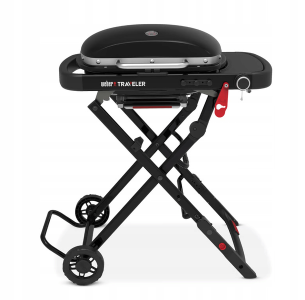 Гриль газовий Weber Traveler Compact чорний | Барбекю для дому та пікніку Weber Traveler Compact Black фото