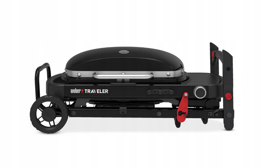 Гриль газовий Weber Traveler Compact чорний | Барбекю для дому та пікніку Weber Traveler Compact Black фото
