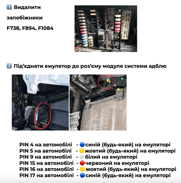 Емулятор AdBlue MAN EURO 6 TGA TGL TGM TGS TGX &mdash; усуває помилки SCR без ремонту та знімає обмеження потужності EM-E6-MAN фото
